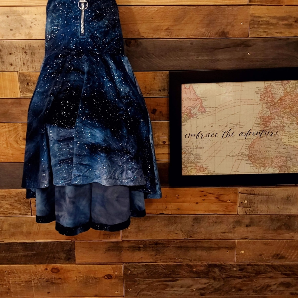 Justice Starry Night Blue Dress